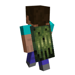 Zombie Horse Cape on a player